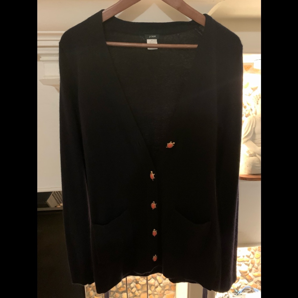 J. Crew Cardigan with Turtle Buttons